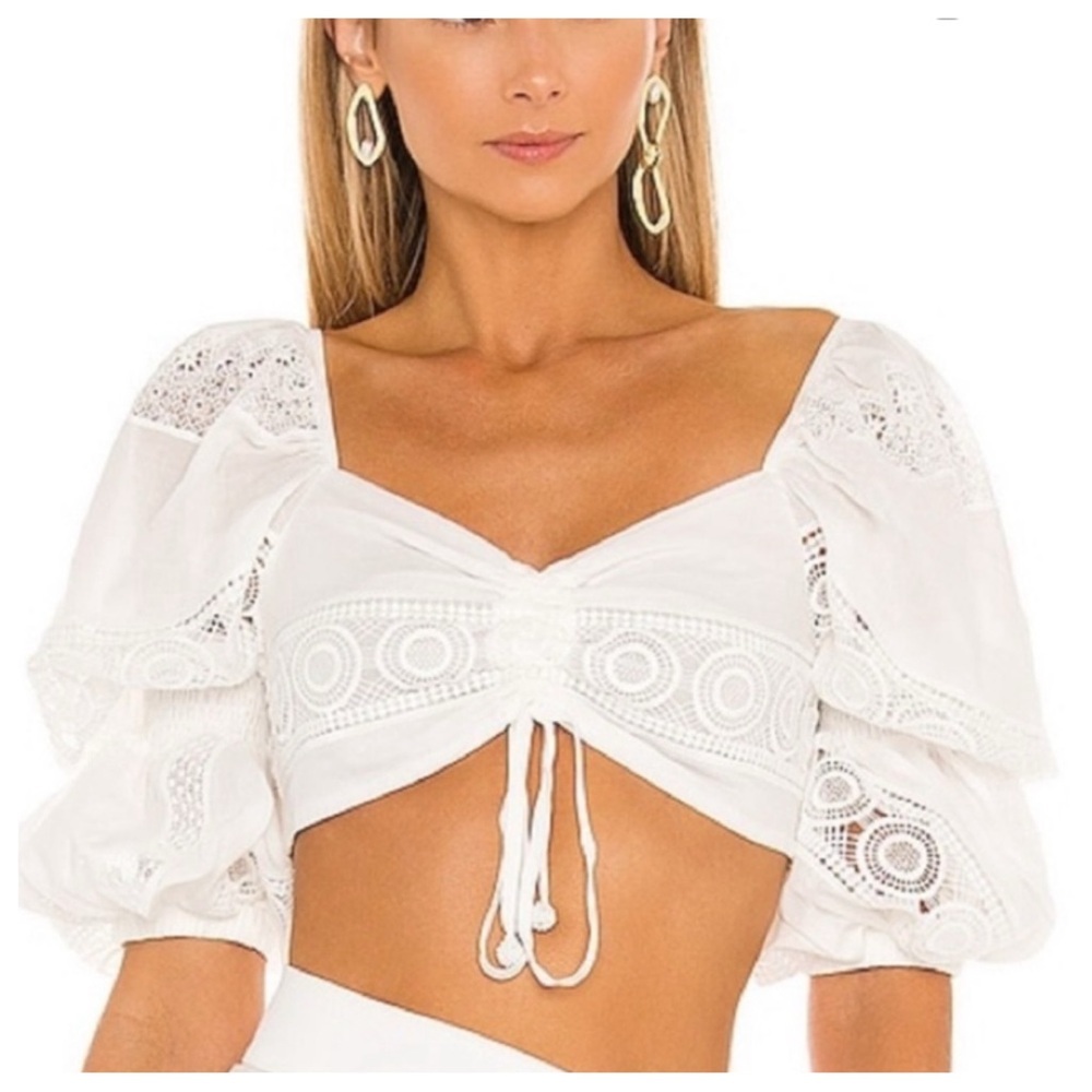 Waimari Sevillana Top in White